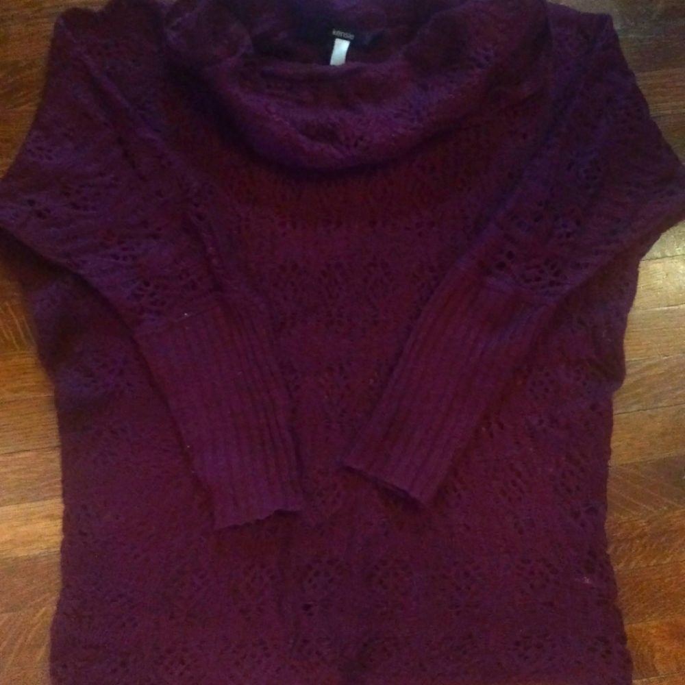 Kenzie Long Sleeve Cowl Neck Knit Sweater